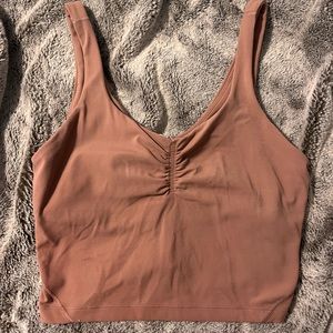 Lululemon Align Gathered Front Tank Top Pink